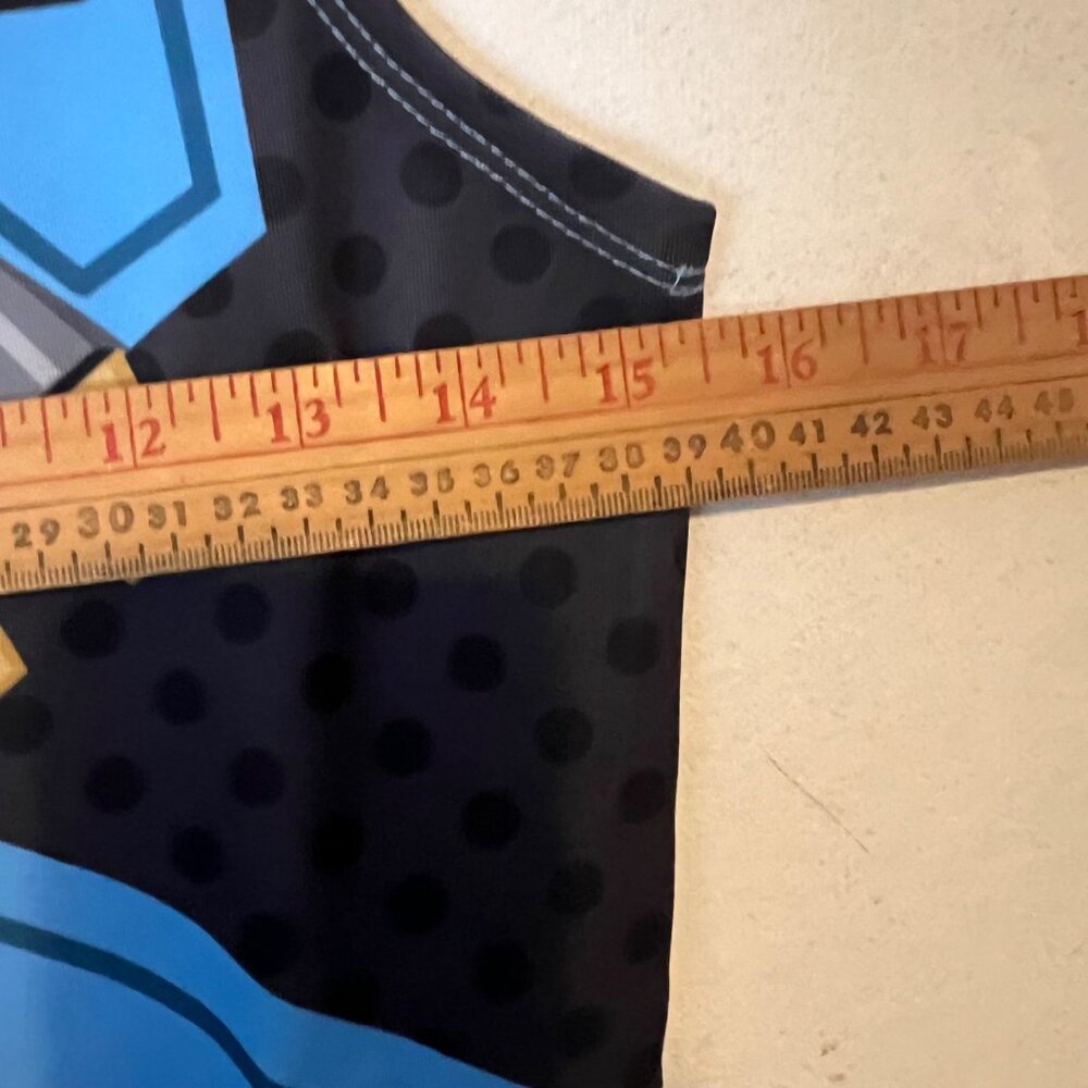 Overwatch Symmetra Dress Womens Medium Blue Sleeveless Pockets Cosplay Costume W - Picture 5 of 14
